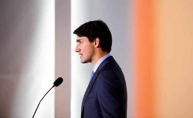 Prime Minister Justin Trudeau delivers short remarks during the Women's Economic Empowerment Conference in Buenos Aires, Argentina, on Thursday, Nov. 29, 2018. THE CANADIAN PRESS/Sean Kilpatrick