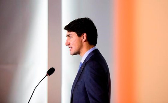 Prime Minister Justin Trudeau delivers short remarks during the Women's Economic Empowerment Conference in Buenos Aires, Argentina, on Thursday, Nov. 29, 2018. THE CANADIAN PRESS/Sean Kilpatrick