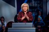 Green Party leader Elizabeth May speaks during the Federal leaders French language debate in Gatineau, Que. on Thursday, October 10, 2019. THE CANADIAN PRESS/Chris Wattie