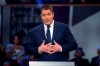 Conservative leader Andrew Scheer takes part in the the Federal leaders French language debate in Gatineau, Que. on Thursday, October 10, 2019. THE CANADIAN PRESS/Adrian Wyld