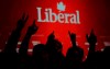 Liberal supporters react as poll numbers come in at Liberal election headquarters in Montreal on Monday Oct. 21, 2019. THE CANADIAN PRESS/Sean Kilpatrick