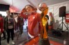 Chris Young / THE CANADIAN PRESS
Canadian women's soccer player Carmelina Moscato stands next to a case containing the FIFA Women's World Cup as it visits Toronto during it's tour of cities in Canada on Thursday.