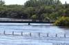 Bruce Bumstead / Brandon Sun
A truck travels across the Highway 22 bridge over the Souris River, which continues to rise as the third crest for the year makes its way to Souris, Man., on Saturday afternoon.