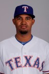 En imagen del miÃ©rcoles 20 de febrero de 2019, el zurdo venezolano Yohander MÃ©ndez posa para la foto correspondiente al roster activo de los Rangers de Texas hasta esa fecha. (AP Foto/Charlie Riedel)