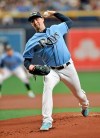 Tampa Bay Rays starter Blake Snell pitches against the Chicago White Sox during the first inning of a baseball game Sunday, July 21, 2019, in St. Petersburg, Fla. (AP Photo/Steve Nesius)