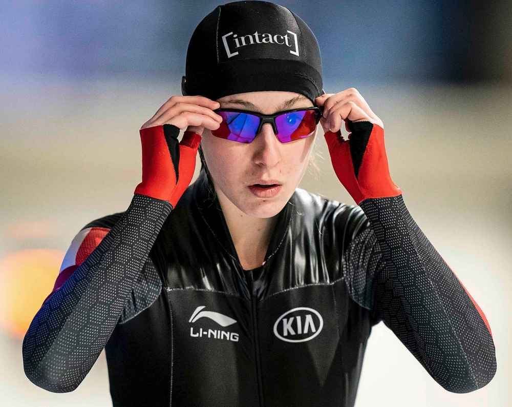Dave Holland / Canadian Sport Institute Calgary
Alexa Scott gets ready to compete in the 1000m race during the long track speed skating Canadian Junior Championships at the Olympic Oval in Calgary in January, 2019.
