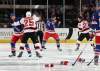 Jim McIsaac / mcclatchey news service
New York Rangers' Brandon Prust (left) fights New Jersey Devils' Cam Janssen and Rangers'Stu Bickel (41) dukes it out with Ryan Carter (20) of the Devils three seconds into the game on Monday at Madison Square Garden in New York.