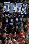 Carlos Gonzalez / Minneapolis Star Tribune / MCT archives
Winnipeg fans were out in force when the Jets beat the Wild 4-3 at the Xcel Energy Center on Feb. 16, 2012.