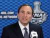 Kathy Willens / the associated Press
NHL commissioner Gary Bettman speaks to reporters before Game 1 of the Stanley Cup final.
