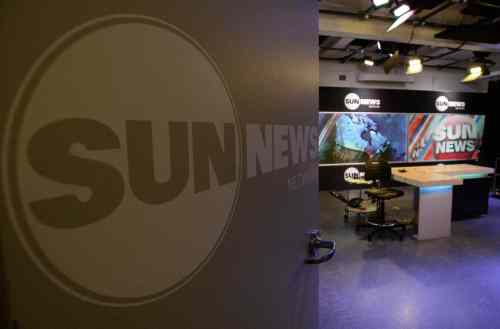 Sean Kilpatrick / THE CANADIAN PRESS
A Sun News Network studio sits empty in Ottawa on Friday, February 13, 2015. Sun News ceased operation Friday leaving approximately 150 employees out of work.