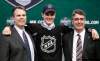 Andy King / CP
Mark Scheifele, center, poses with Winnipeg Jets officials after he was drafted by the team in the first round of the National Hockey League entry draft, Friday June, 24, 2011, in St. Paul, Minn.