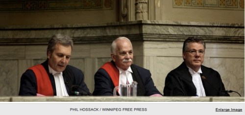 Justice Vic Toews: For the record