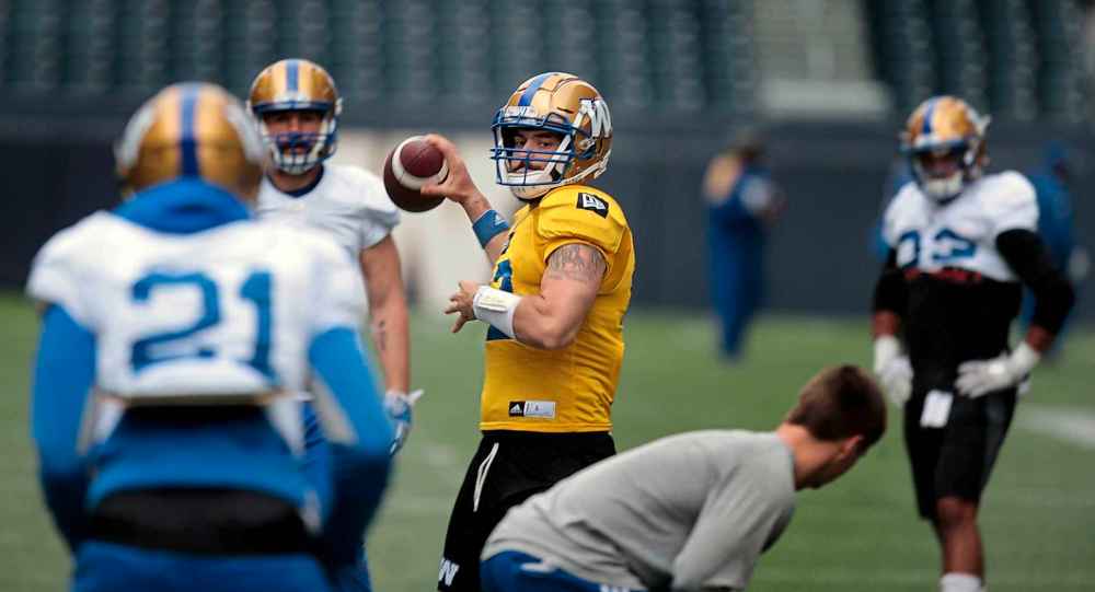 PHIL HOSSACK / WINNIPEG FREE PRESS
Bombers backup QB Sean McGuire.