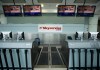 Darren Calabrese / The Canadian Press
The Skyservice Airlines' idle check-in counter at Pearson International Airport in Toronto Wednesday.
