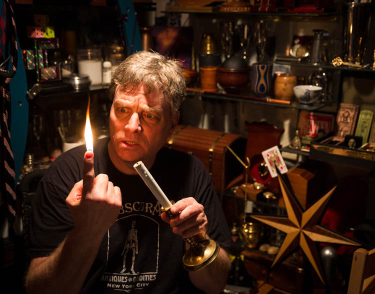 Melissa Tait / Winnipeg Free Press
Magician Steve Chmara sheds some light on his collection of hundreds of magical devices. Some of them date back to the Victorian era.