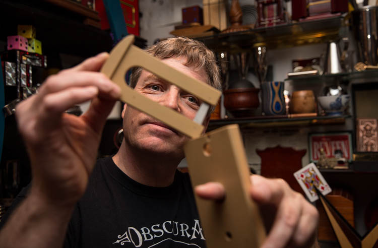 Melissa Tait / Winnipeg Free Press
The Disecto is one of Steve Chmara's magical devices. His first attempts at using it weren't so magical, however. Some of his collection borders on the bizarre.