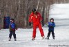 Tyrel Featherstone / the canadian press
Instructor guides kids down Mont-Tremblant ski trail where Natasha Richardson fell.