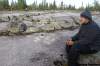 BILL REDEKOP / WINNIPEG FREE PRESS
Tony Bone visits the Tie Creek petroforms. He is rediscovering his aboriginal culture after spending time in prison and being released on probation in July.