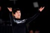 FILE - In this Jan. 27, 2019, file photo, Nathan Chen acknowledges the audience after performing the men's free skate at the U.S. Figure Skating Championships in Detroit. Defending champion Nathan Chen heads to the world figure skating championships in Japan balancing the rigors of competition with the scholastic requirements of being an undergraduate at Yale. (AP Photo/Paul Sancya, File)