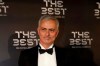 FILE - In this Sept. 23, 2019, file photo, Jose Mourinho arrives to attend the Best FIFA soccer awards, in Milan's La Scala theater, northern Italy. Tottenham has hired Mourinho as manager, a day after firing Mauricio Pochettino. (AP Photo/Luca Bruno, File)