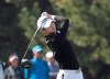 FILE - In this Oct. 14, 2018, file photo, Sung Hyun Park of South Korea watches her shot on the second hole during the final round of the LPGA KEB Hana Bank Championship at Sky72 Golf Club in Incheon, South Korea. Park made sure there were no anxious moments as she closed in on her sixth LPGA Tour victory on Sunday, March 3, 2019, at the HSBC Women's World Championship. (AP Photo/Lee Jin-man, File)