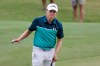 Matthew Fitzpatrick, of England, acknowledges the crowd after sinking his putt on the fourth hole during the third round of the World Golf Championships-FedEx St. Jude Invitational Saturday, July 27, 2019, in Memphis, Tenn. (AP Photo/Mark Humphrey)