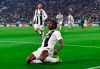 Juventus' Moise Kean celebrates after scoring during the Italian Serie A soccer match between Juventus and Udinese at the Allianz Stadium in Turin, Italy, Friday, March 8, 2019. (Alessandro Di Marco/ANSA via AP)