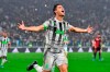 Juventus' Cristiano Ronaldo celebrates after scoring during the Italian Serie A soccer match between Juventus and Genoa at the Allianz stadium in Turin, Italy, Wednesday, Oct. 30, 2019. (Alessandro Di Marco/ANSA via AP)