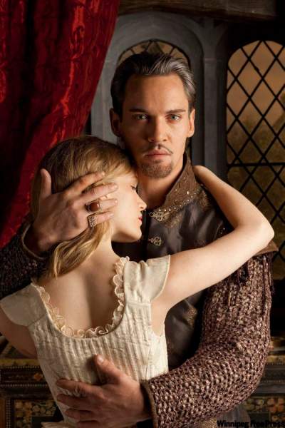 CBC
Jonathan Rhys Meyers and Tamzin Merchant.
