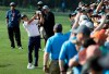 Rickie Fowler hits from the fairway on the 15th hole during the first round of the Texas Open golf tournament, Thursday, April 4, 2019, in San Antonio. (AP Photo/Eric Gay)