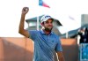 Corey Conners celebrates after sinking a putt on the 18th hole to win the Texas Open golf tournament, Sunday, April 7, 2019, in San Antonio. (AP Photo/Eric Gay)
