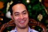 Democrat Julian Castro talks about exploring the possibility of running for president in 2020, at his home in San Antonio, Tuesday, Dec. 11, 2018. The announcement Wednesday gives the 44-year-old Castro a jump-start on what‚Äôs likely to be a crowded Democratic primary field that has no clear front-runner. He tells The Associated Press he plans to announce his ultimate decision in early January. (AP Photo/Eric Gay)