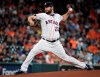 Houston Astros starting pitcher Wade Miley delivers during the first inning of a baseball game against the Oakland Athletics, Tuesday, July 23, 2019, in Houston. (AP Photo/Eric Christian Smith)