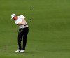 Jonas Blixt hits from the 18th fairway during the second round of the Charles Schwab Challenge golf tournament at Colonial Country Club in Fort Worth, Texas, Friday, May 24, 2019. (Bob Booth/Star-Telegram via AP)