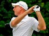 Jim Furyk drives on the second hole during the third round of the Charles Schwab Challenge golf tournament at Colonial Country Club in Fort Worth, Texas, Saturday, May 25, 2019. (Bob Booth/Star-Telegram via AP)