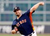 Houston Astros starting pitcher Wade Miley throws against the Baltimore Orioles during the first inning of a baseball game Sunday, June 9, 2019, in Houston. (AP Photo/Michael Wyke)