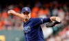 Tampa Bay Rays starting pitcher Charlie Morton throws against the Houston Astros during the first inning of a baseball game Tuesday, Aug. 27, 2019, in Houston. (AP Photo/Michael Wyke)