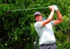 Tony Finau hits off the sixth tee in the final round of the Charles Schwab Challenge golf tournament Sunday, May 26, 2019 in Fort Worth, Texas. (AP Photo/ Richard W. Rodriguez)