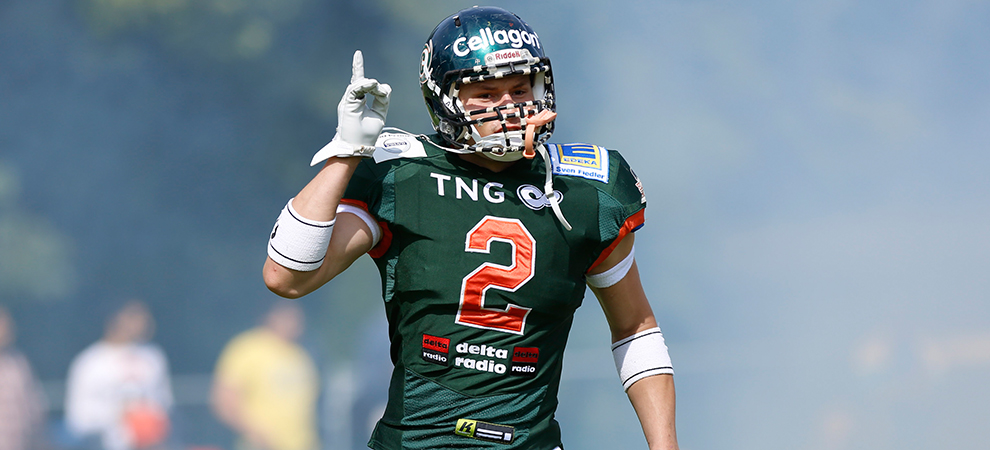 Stefan Stuhr / baltic-hurricanes.de
26-year-old Thiadric Hansen, a native of Flensburg, Germany, played seven seasons with the Kiel Baltic Hurricanes of the German Football League (GFL).