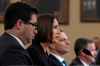 Susan Walsh / The Associated Press
Former White House national security aide Fiona Hill, second from left, and David Holmes, second from right, a U.S. diplomat in Ukraine, testify before the House Intelligence Committee on Capitol Hill in Washington, D.C., on Thursday.