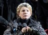 Efrem Lukatsky / The Associated Press files
Former Ukrainian prime minister Yulia Tymoshenko addresses the crowd in central Kyiv, Ukraine, Saturday.