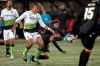 PHIL HOSSACK / WINNIPEG FREE PRESS
YORK9 FC's Ryan Telfer and Valour FC's Jose Galán tangle mid field Wednesday at IG Field.