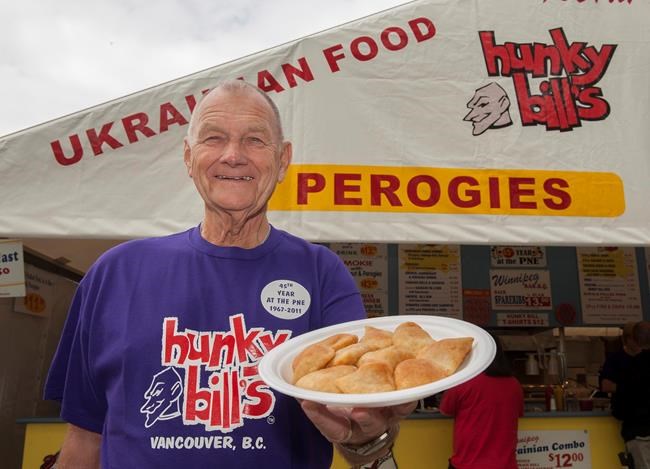 Hunky Bill, a British Columbia businessman, food icon and larger-than-life character, has died at the age of 88 Bill Konyk, shown in a handout photo, died of cancer on Tuesday evening surrounded by his family. THE CANADIAN PRESS/HO