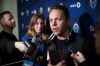 Vancouver Whitecaps head coach Marc Dos Santos responds to questions during a media availability ahead of the MLS soccer team's training camp, in Vancouver, on Monday January 21, 2019. THE CANADIAN PRESS/Darryl Dyck