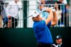 Retief Goosen tees off during the first round of the PGA Tour Champions' Boeing Classic golf tournament Friday, Aug. 23, 2019, in Snoqualmie, Wash. (Rebekah Welch/The Seattle Times via AP)
