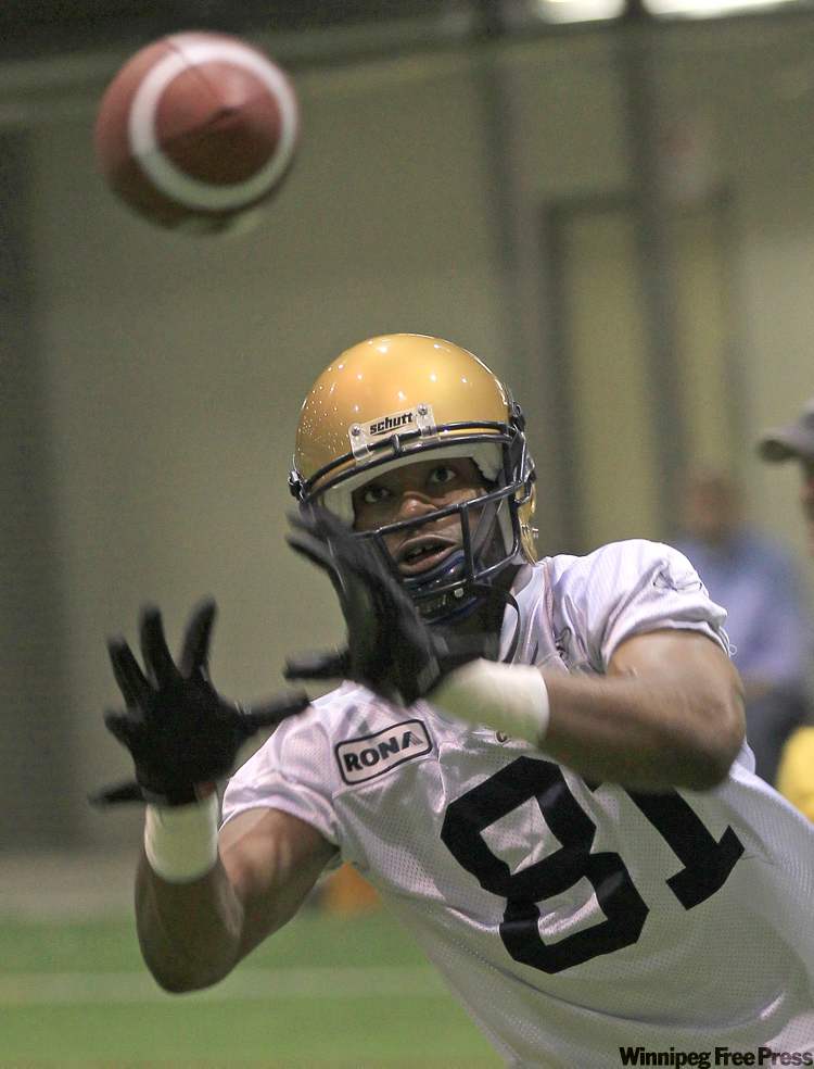 JOE.BRYKSA@FREEPRESS.MB.CA
Cory Watson, practising at the Winnipeg Soccer Complex on Tuesday, plans on being a starter in the not-too-distant future.