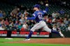 Texas Rangers starting pitcher Adrian Sampson throws during the sixth inning of a baseball game against the Seattle Mariners, Tuesday, May 28, 2019, in Seattle. Rangers pitcher Jesse Chavez pitched for the first inning. (AP Photo/Ted S. Warren)