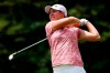 Kristen Gillman hits the ball during the second round of the Thornberry Creek LPGA Classic golf tournament Friday, July 5, 2019, in Oneida, Wis. (Chris Kohley/The Post-Crescent via AP)