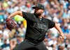 Arizona Diamondbacks starter Robbie Ray throws during the first inning of a baseball game against the Milwaukee Brewers Sunday, Aug. 25, 2019, in Milwaukee. (AP Photo/Morry Gash)