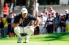 Rory McIlroy of Northern Ireland lines up a putt during the second round of the European Masters golf tournament in Crans-Montana, Switzerland, Friday, Aug. 30, 2019. (Alexandra Wey/Keystone via AP)